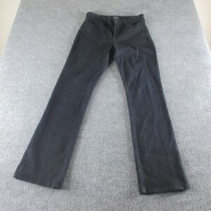 NYDJ Barbara Bootcut Jeans Womens 8 Black Dark Wash Stretch‎ Lift Tuck Denim